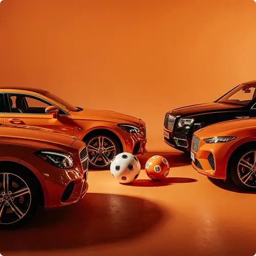 Dream prizes: house, car and lottery balls